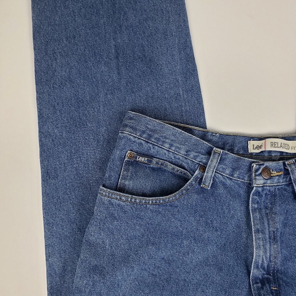 Vintage Lee Relaxed Fit Blue Jeans